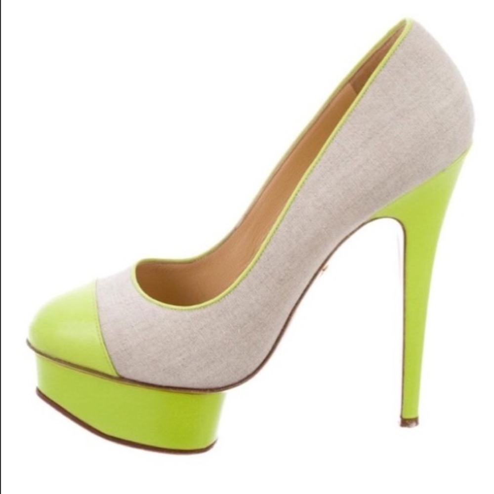 Charolette Olympia Dolly Platform Pumps